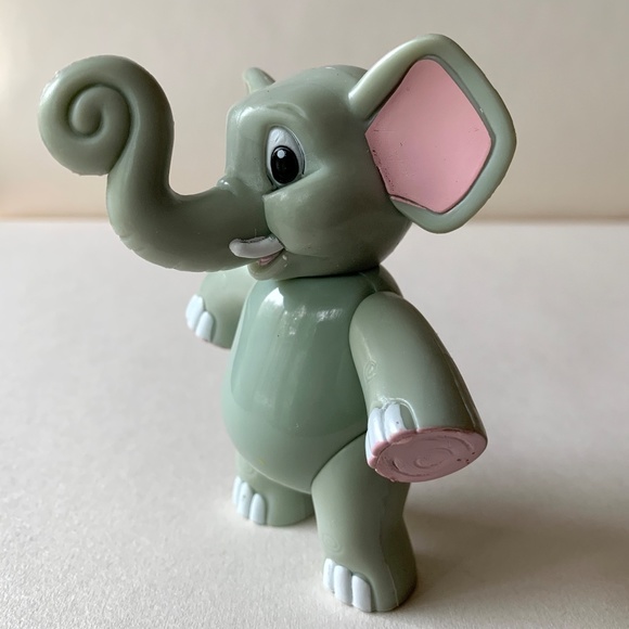 Happy Elephant Toy, Moving limbs, RainForest Cafe animal figure, collectib… - Picture 1 of 9
